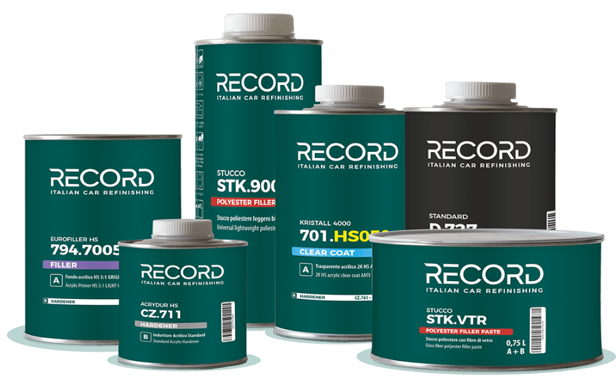 Gamma di prodotti Record per carrozzeria